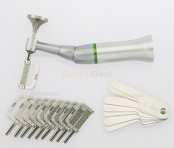 Dental Orthodontic Contra Angle 4:1 Handpiece Interproximal Strips IPR Kit